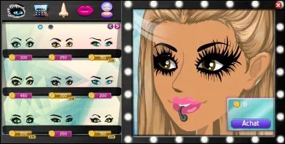 Combien y a-t-il d'yeux dans la clinique beauté ? (Filles)