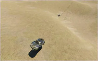 La voiture en l'air est une RUF 3400k, c'est à dire l'équivalent de la...