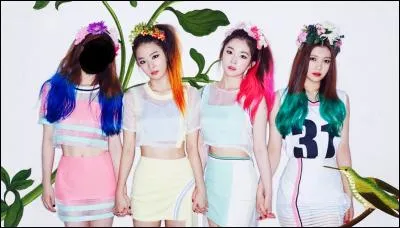 Qui apparaît avec les cheveux bleus dans le clip "Happiness" des "Red Velvet" ?
