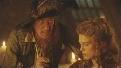 Que fait Elisabeth à Barbossa ?