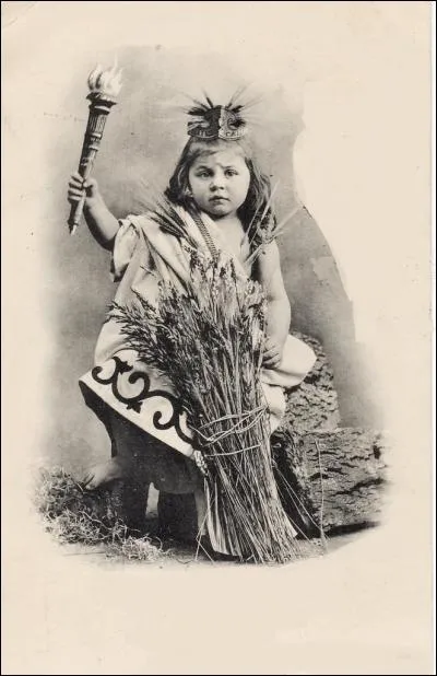 C'est la déesse de la Moisson :