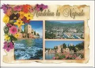 Je vous envoie une carte postale de Mandelieu-la-Napoule. Je me situais en région P.A.C.A., dans le département ...