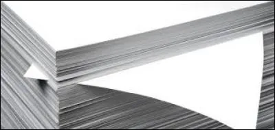 La papier est apparu près de 1000 ans plus tôt en Chine qu'en Europe.