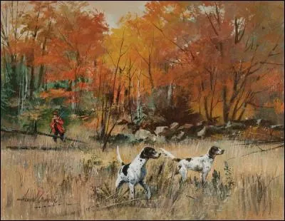 Des scènes de chasse ont inspiré des peintres. Trouvez le tableau de Brueghel l'Ancien, "le Retour des chasseurs".