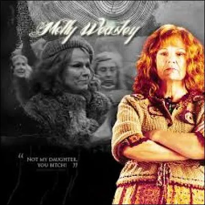 A qui Mrs Weasley s'adresse-t-elle en prononçant cette phrase : "Tu n'oublieras pas de prendre une photo" ?