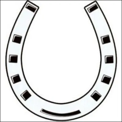 De haut en bas quelle sont les partie du fer à cheval ?