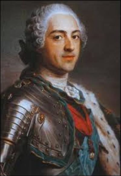 En quelle année Louis XV devient-il roi de France ?