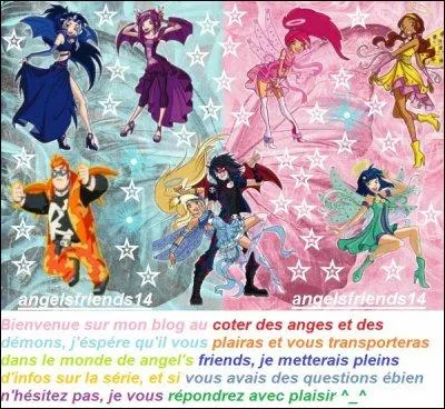 « Angel's Friends » : Comment s'appelle le pouvoir des couleurs et de l'alliance des anges et démons ?