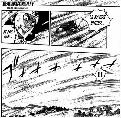 Revenons au combat d'Erza. Agil lance une attaque aveuglante. Laquelle ?