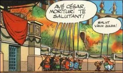 Dans "Astérix Gladiateur", quel habitant du village est offert en cadeau à Jules César ?