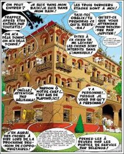 Dans "Le Domaine des Dieux", à quel habitant du village Panoramix et Astérix offrent-ils un logement ?