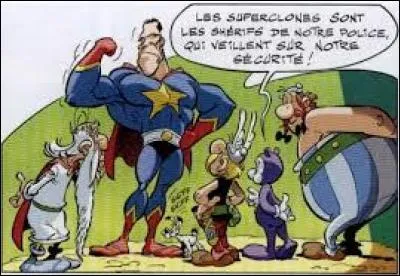 Dans "Le ciel lui tombe sur la tête", de quoi se nourrissent les supers-clones ?