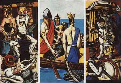 Qui a peint cette toile nommé "Le Départ" ?