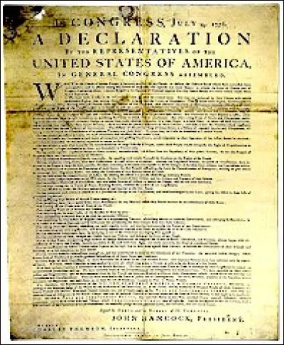 Par quoi la déclaration du 4 juillet est-elle suivie ?