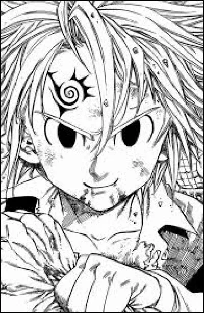 Quand Meliodas a-t-il une marque noire au-dessus de son il ?