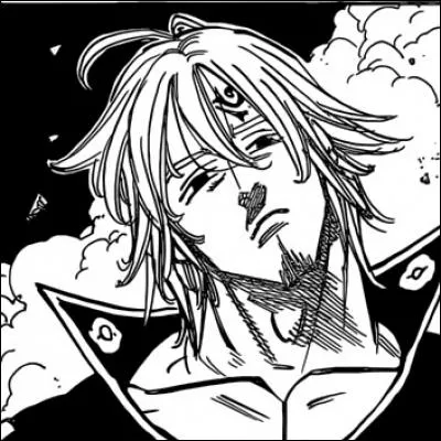 Quel membre des Ten Commandments ressemble beaucoup à l'avis de recherche de Meliodas ?