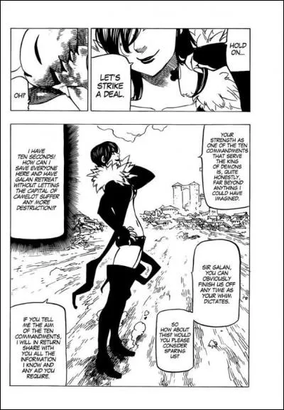 Que fait Galan à ce moment-là ? (voir image, désolée, c'est en anglais !)