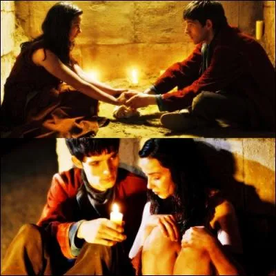 Comment s'appelle la druidesse dont Merlin tombe amoureux ?