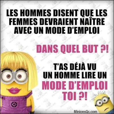 Quelle est la différence entre un homme et la lettre Q ?