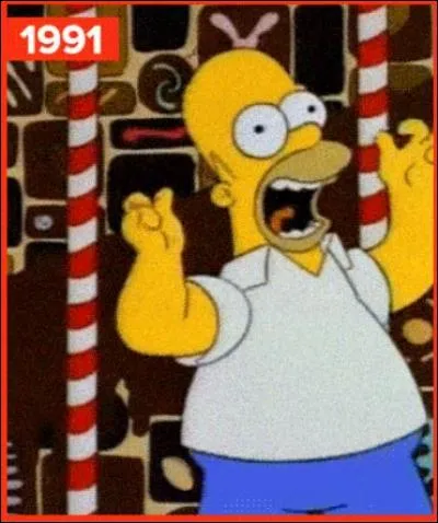 Où se trouve Homer sur cette image ?