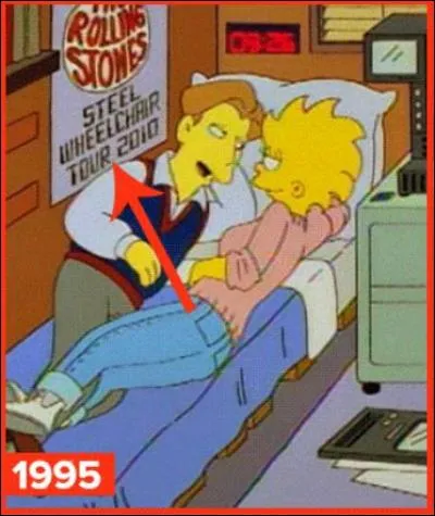 Qu'a prédit l'affiche sur cette image ?