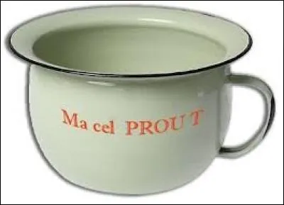 Durant des siècles, cet objet était très répandu et surtout très utile. En effet, il servait à recueillir les déjections humaines, lorsque celles-ci demandaient à sortir au cours de la nuit... On nomme cela :