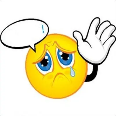 Que te dit ce smiley bien triste ? Pour le savoir, ajoute une lettre au mot "bê". (Ne pas tenir compte de l'accent.)