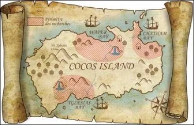 Tu cherches le trésor. Pour le trouver, étudie cette carte et ajoute une lettre au mot "il".