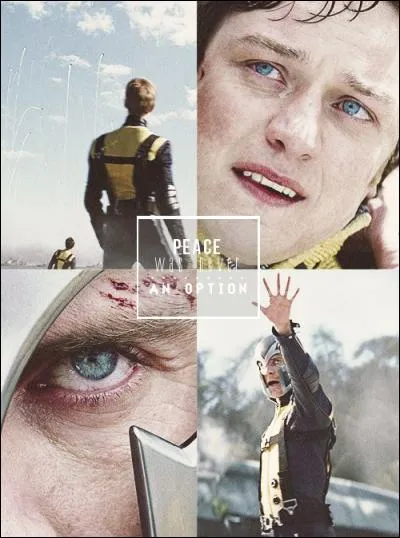 Qui a dit cette phrase : "La paix n'a jamais été une option." ?