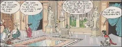 Dans "Les Lauriers de C&eacute;sar", comme se nomme l'intendant de la famille Quiquilfus ?