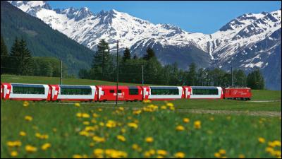Le "Glacier express" est sans doute l'un des trains les plus connus (déjà pris) mais où est-il ?