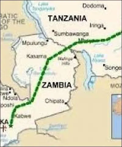 La "Tazaru railway " circule entre deux pays d'Afrique, lesquels ?