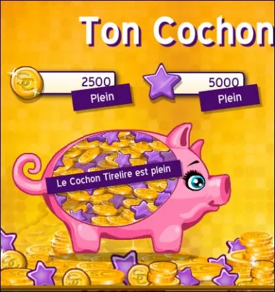 Qui peut utiliser le cochon tirelire ?