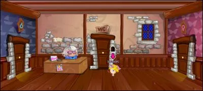 Où suis-je ? Aide-toi du symbole en haut des portes .