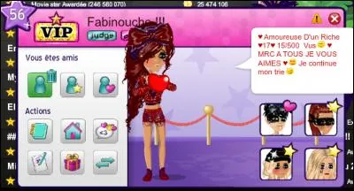 Fabinouche est au niveau :