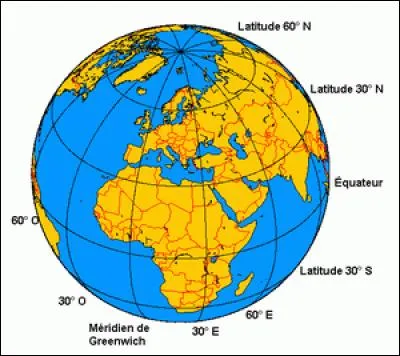 Quelles lignes imaginaires traversent la Terre ?