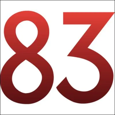 Quel département possède le numéro 83 ?