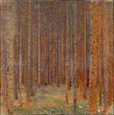 Qui a peint "Forêt de pins" ?