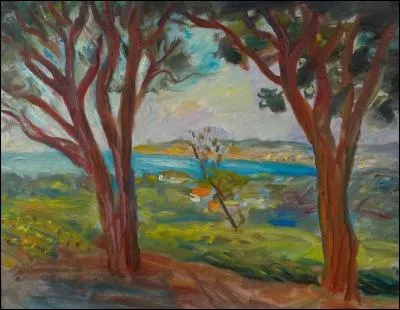 Qui a peint "Les pins parasols sur la crique de St Tropez" ?