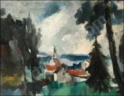 Qui a peint "Paysage de Valmondois (les pins)" ?