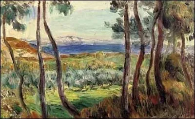 Qui a peint "Pins à Cagnes" ?