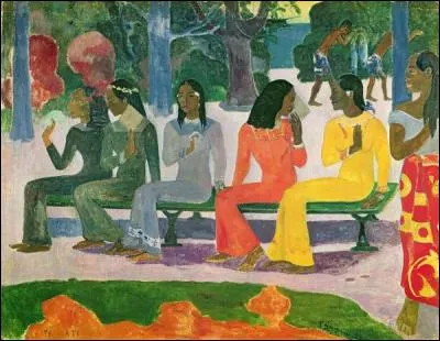 Qui a peint "Sur le banc" ?