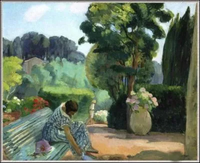 Qui a représenté ce banc sur "La terrasse au Pradet" ?