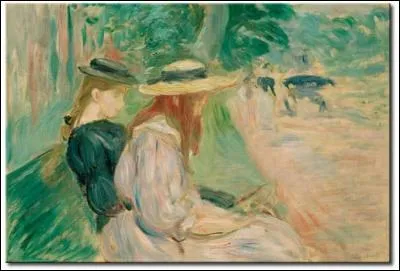 Qui a peint "Sur un banc au Bois de Boulogne" ?