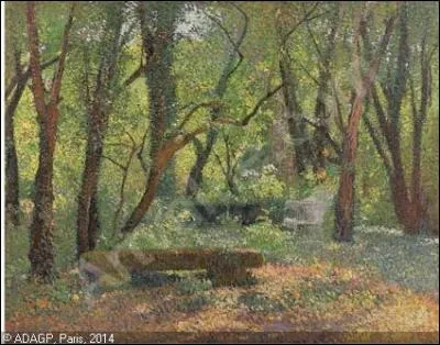 Qui a représenté ce "vieux banc" ?