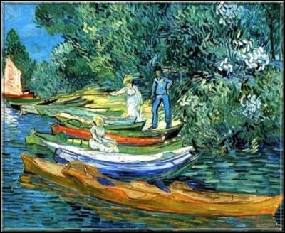 Qui a peint ces barques sur les bords de l'Oise "La Grenouillère" ?