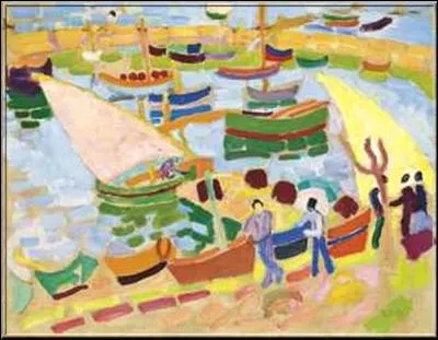 Qui a peint "Voiliers et barques dans le port" ?