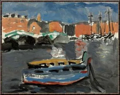 Qui a peint ces barques dans le port de Marseille ?
