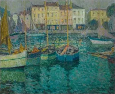 Qui a peint "Les barques à La Rochelle" ?