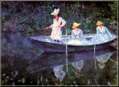 Qui a peint "Barques à Giverny" ?